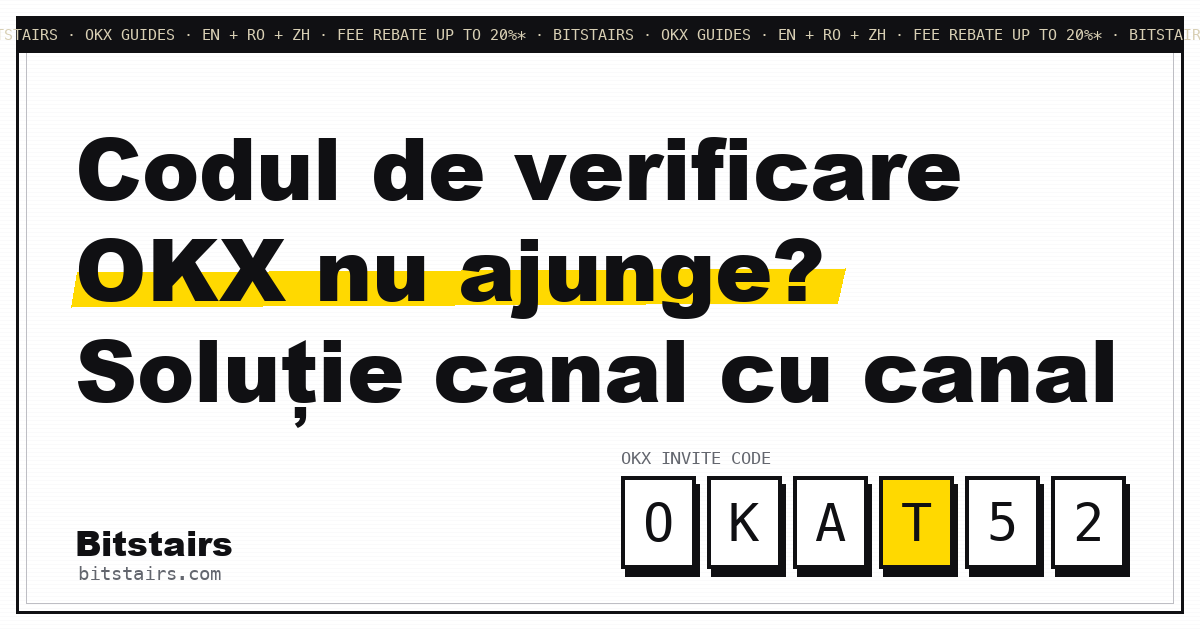 Listă de verificare pentru un cod OKX de email sau SMS care lipsește